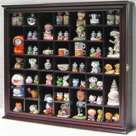 Collectible Display Case Wall Curio Cabinet Shadow Box With Glass Door Cdsc03 Ch