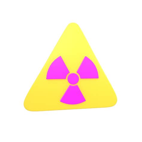 3d Asset Radiation Symbol V2 003 Cgtrader