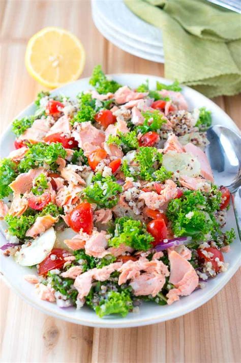 Salmon Quinoa And Kale Salad Delicious Meets Healthy