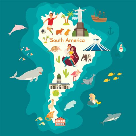 Map Of South America For Kids Get Latest Map Update