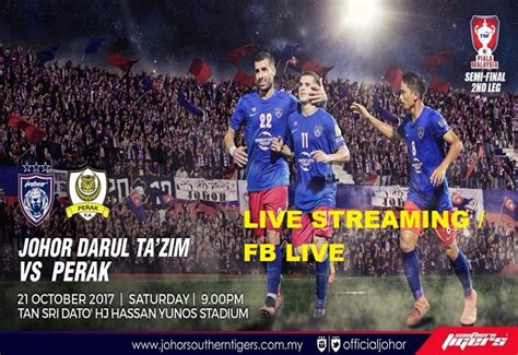 Pergaduhan jdt vs terengganu minit akhir piala malaysia 2017. Piala Malaysia 2017: JDT vs Perak Live Streaming (21/10 ...