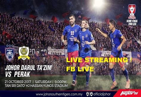 Farizal marlias, afiq fazail, aidil zafuan (c), diogo luís santo, gonzalo cabrera, s. Piala Malaysia 2017: JDT vs Perak Live Streaming (21/10 ...