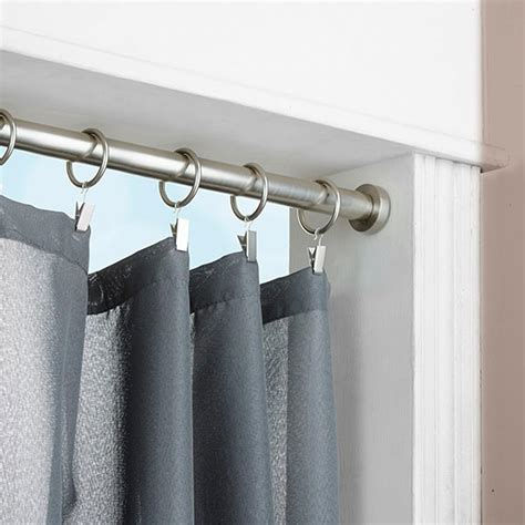 Window Treatment With Tension Rod Curtain Homesfeed