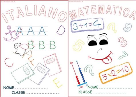 Giornalino ricordo classe quinta (cartella fine anno): Copertine per quaderni | Maestramaria