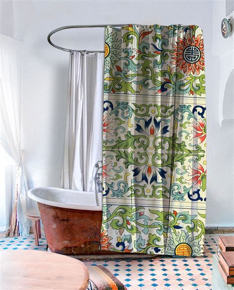 Vintage Shower Curtains Awesome Home Office Living Room Ideas