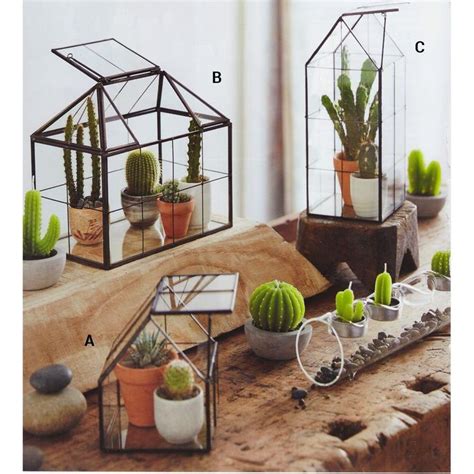 Roost Glasshouse Terrariums Set Of 2 Glass House Home Decor Online