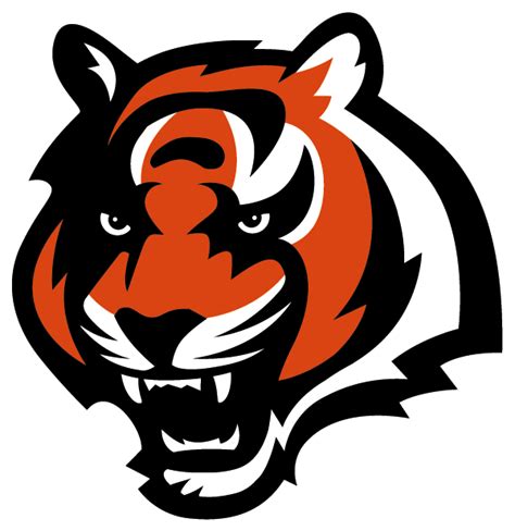 Cincinnati Bengals Football Team Logo Graphic Bengal Tiger Head Clip