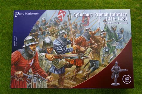 Perry Miniatures Agincourt French Infantry 1415 1429 28mm Plastic Set