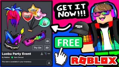 Free Accessories How To Get All Luobu Items Roblox Luobu Party Event
