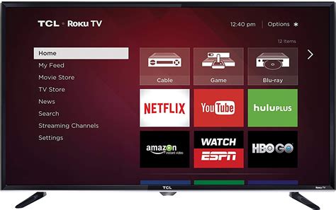 43.7″ x 27.7″ x 8.5″ ● smart functionality offers access to over 4,000 streaming channels featuring more than 450,000 movies and tv episodes via roku tv ● 1080p full hd resolution for a lifelike picture. Best TCL 40 Inch Roku Smart TV | Smart tv, Roku, Tvs