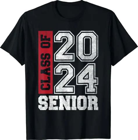 Senior 2024 Class Of 2024 Seniors Graduation 2024 Grad 24 T Shirt 12