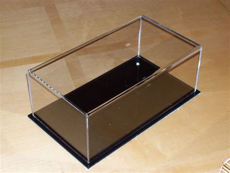 Clear Rectangle Acrylic Model Ship Display Case Plastic Model Car My