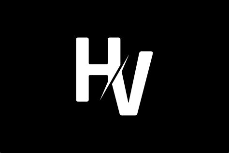 Monogram Hv Logo Design Graphic By Greenlines Studios Creative Fabrica