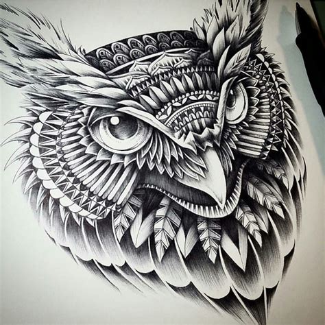 Tribal Owl Tattoos Native Tattoos Animal Tattoos Native American