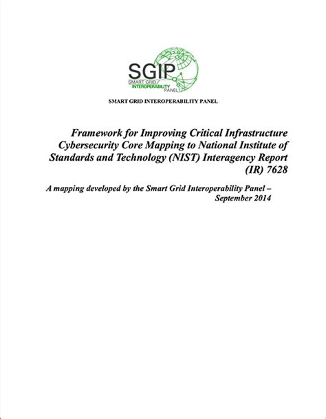 Framework For Improving Critical Infrastructure Cybersecurity Core
