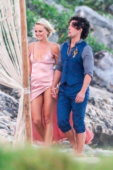 Malin Akerman Upskirt At Her Beach Wedding Scandal Planet Hot Sex Picture