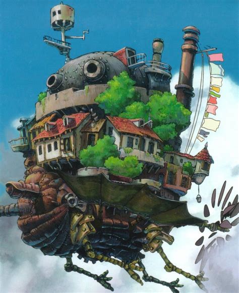Howels Flying Castle Sophie Im Schloss Des Zauberers Ghibli Studio