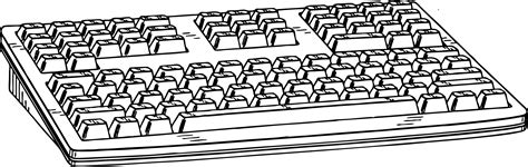 This computer keyboard (coloring page) clipart is great to illustrate your teaching materials. COMPUTER COLORING BOOK - ClipArt Best