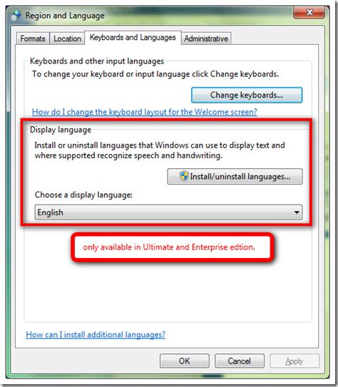 How To Change Windows System Language