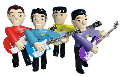 The Cgi Wiggles Playing Guitars In Roblox By Trevorhines On Deviantart