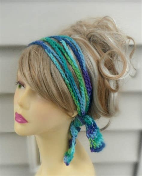 Crochet Headband Hair Accessories Headbands For Women Boho Etsy