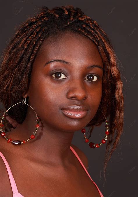 beautiful african girl headshot portrait african photo background and picture for free download