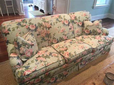 Standard Sofas Upholstered Couch Floral Sofa Vintage Couch