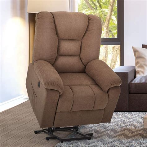 esright microfiber power lift recliner chair with heated vibration massage fabric living room