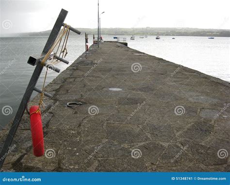 Pier On The River Shannon Ireland Stock Image Image Of Step Stones