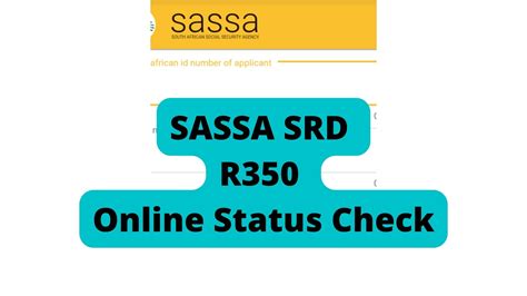 Sassa R350 Status Check Apply For This