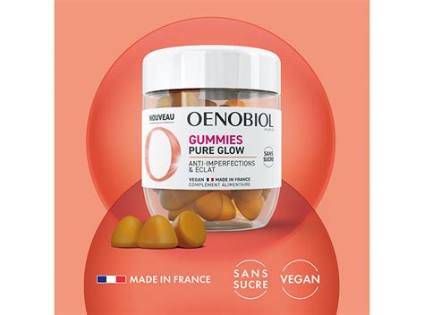 Oenobiol Gummies Pure Glow Anti Imperfection And éclat 60 Gummies