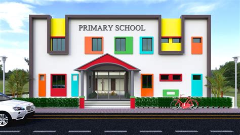 Primary School Elevation Design Daycare Room Design Primary School