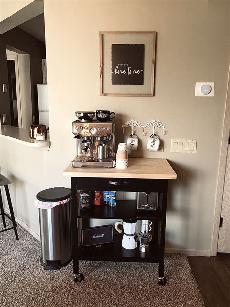 Simple Coffee Station At Home For Small Room Home Decorating Ideas