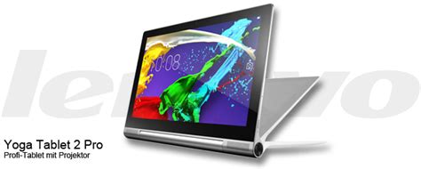Lenovo Yoga Tablet 2 Pro Projektor Inklusive