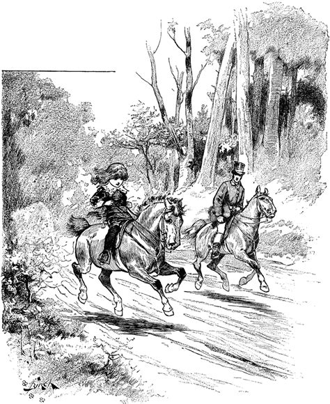Two Men Riding Horses Clipart Etc
