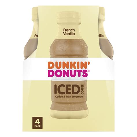 Save On Dunkin Donuts Iced Coffee And Milk Beverage French Vanilla 4