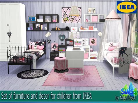 The Sims 4 Childrens Pink Boom Ikea By Natatanec Natatanec