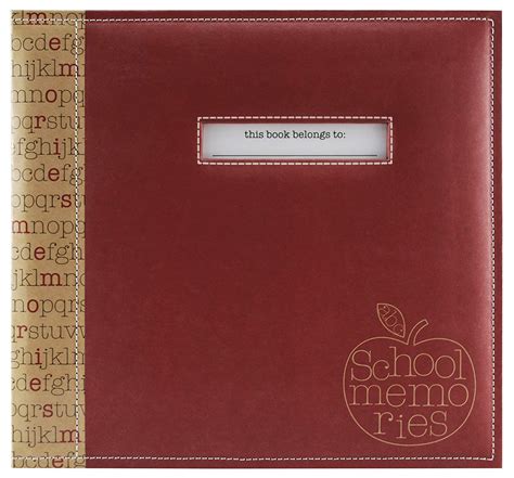 Mbi School Memories Scrapbook 12 X 12 Inch Red Apple Toptoy
