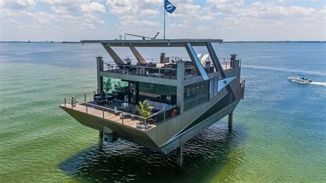 Meet Cubic Yacht A Sea Based Mansion That Props Up Above The Water