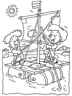 Kleurplaat vakantie Dibujos colorear niños, Dibujos infantiles y Dibujos