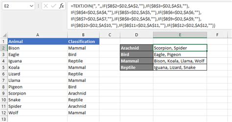 How To Use The Excel Textjoin Function Goskills