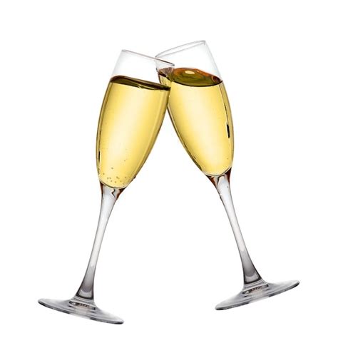 Image De Deux Verres De Champagne élégants Haute Résolution Photo Premium