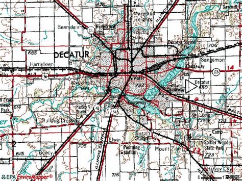 Decatur Illinois Map