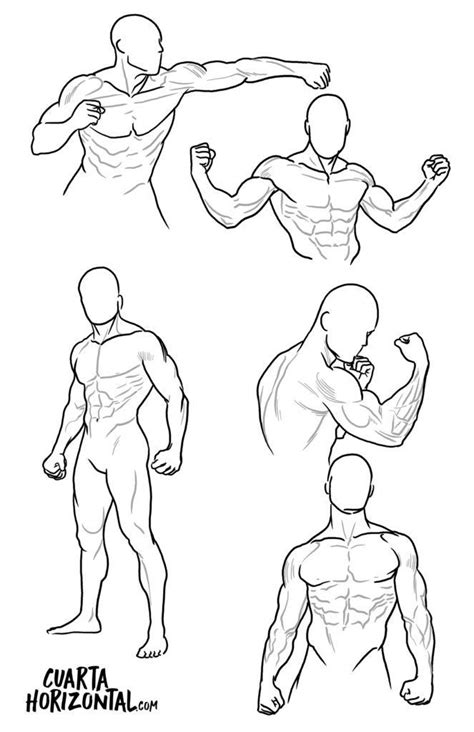 Proporción De Cuerpos Hombres 1 Drawing Reference Drawings Dibujos