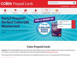 Next, follow instrutions listed on the website to check your card balance. Coles Reloadable Mastercard | Gift Card Balance Check | Balance Enquiry, Links & Reviews ...