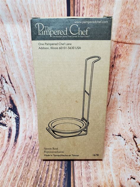 Pampered Chef Spoon Rest New Old Stock 1678 2002 Etsy