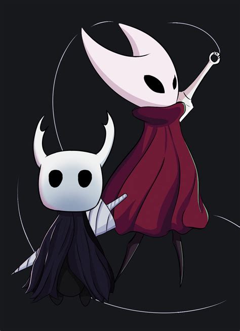 Hollow Knight Print Knight And Hornet Etsy