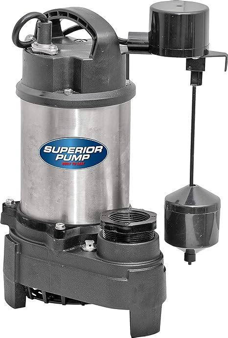 Superior Pump 92571 12 Hp Stainless Steel And Cast Iron