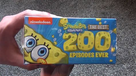 spongebob squarepants the best 200 episodes ever bundle walmart exclusive dvd spongebob