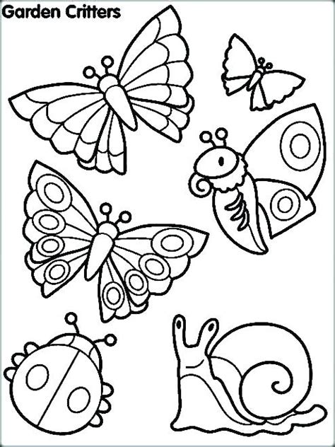 Bugs Coloring Pages Preschool At Free Printable